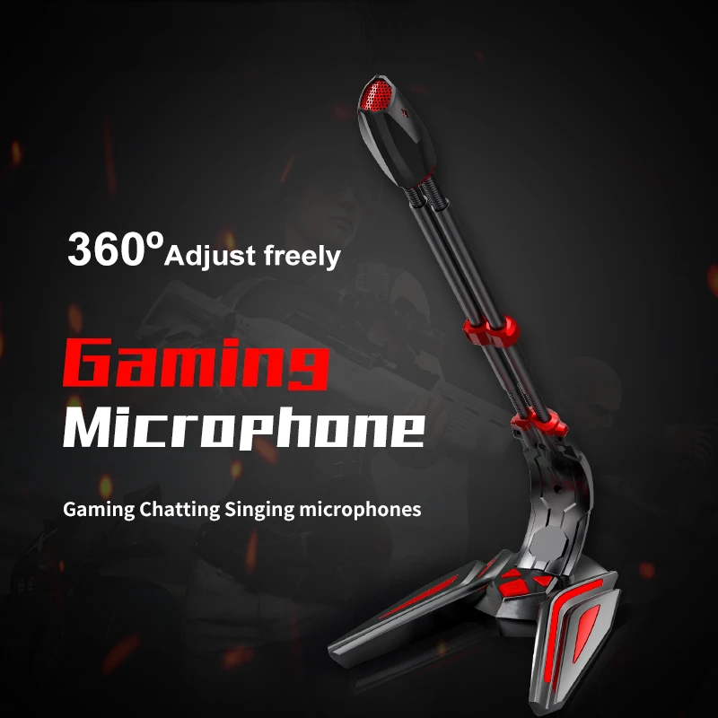 

Игровой микрофон USB 3,5 мм для компьютера, микрофон для настольного ПК, микрофон с регулировкой громкости, микрофон для записи и общения