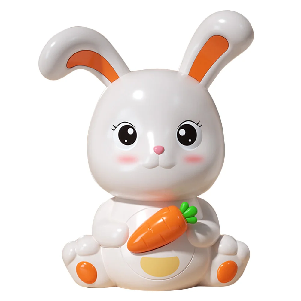

Rabbit Piggy Bank Bunny Banks Shape Plastic Toy Kids Adorable Money Saving Jars Reusable Coin Boys Girls Statue