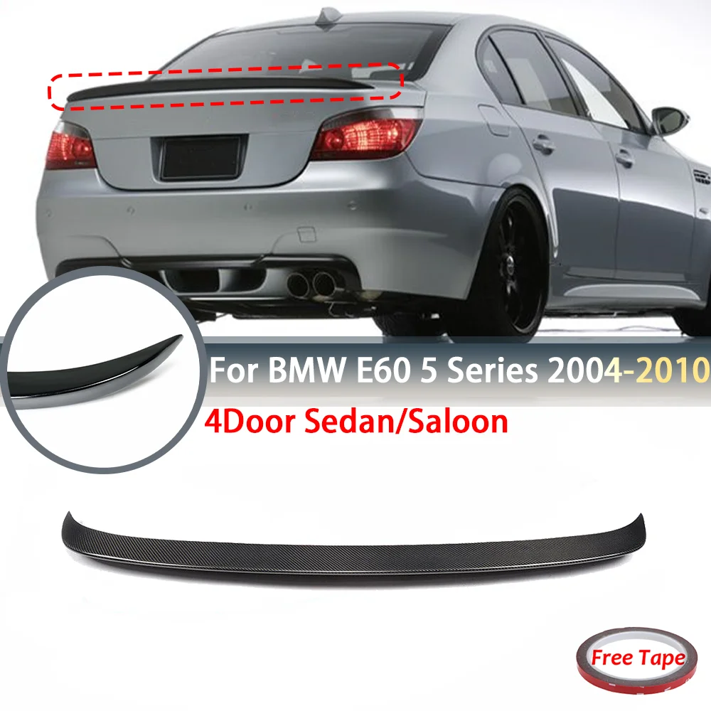 

E60 автомобильный спойлер для багажника, крыло для BMW 5 серии M5 E60 2004-2009 4-дверного седана/седана, Автомобильный задний спойлер для крыла, автомо...