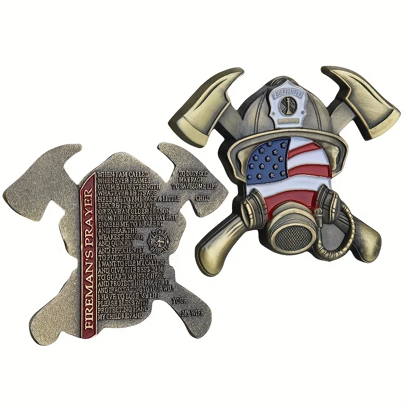 Огнестойкая монета с двойным топором из США военная памятная