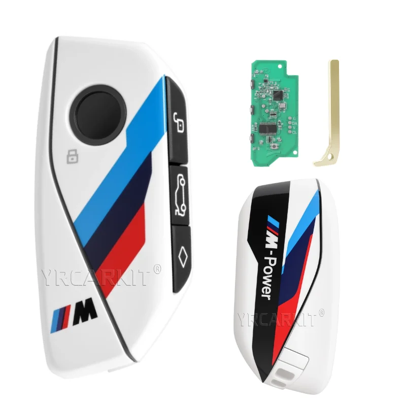 

Модифицированный обновленный для BMW F Chassis 3 5 7 серии CAS4 FEM BDC Smart Remote Key Fob Keyless Go 49 Chip 433 315 868 МГц Логотип Blade Logo