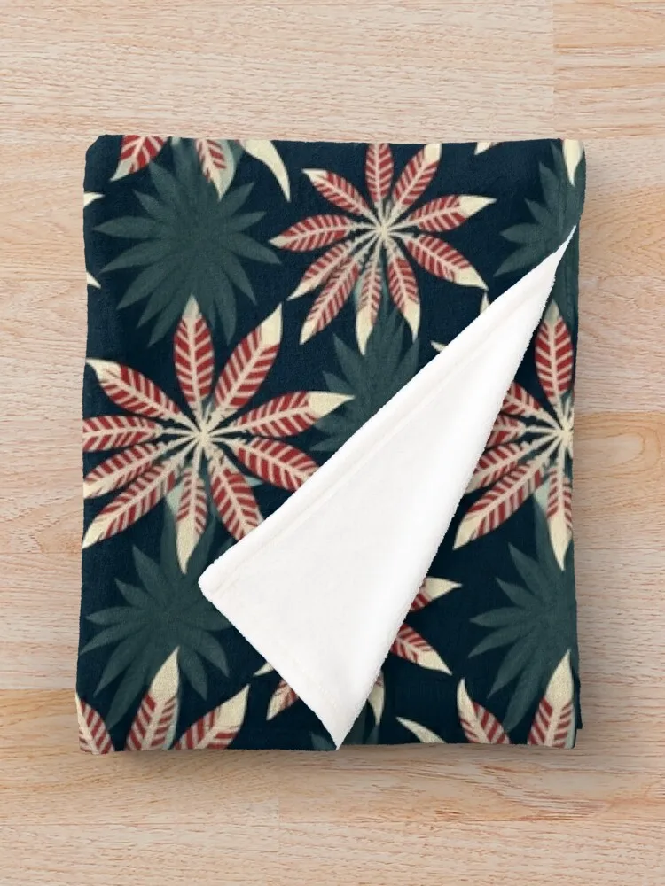 Лист жизни - бесшовное одеяло с узором Furoshiki Design милое для дивана тонкие одеяла