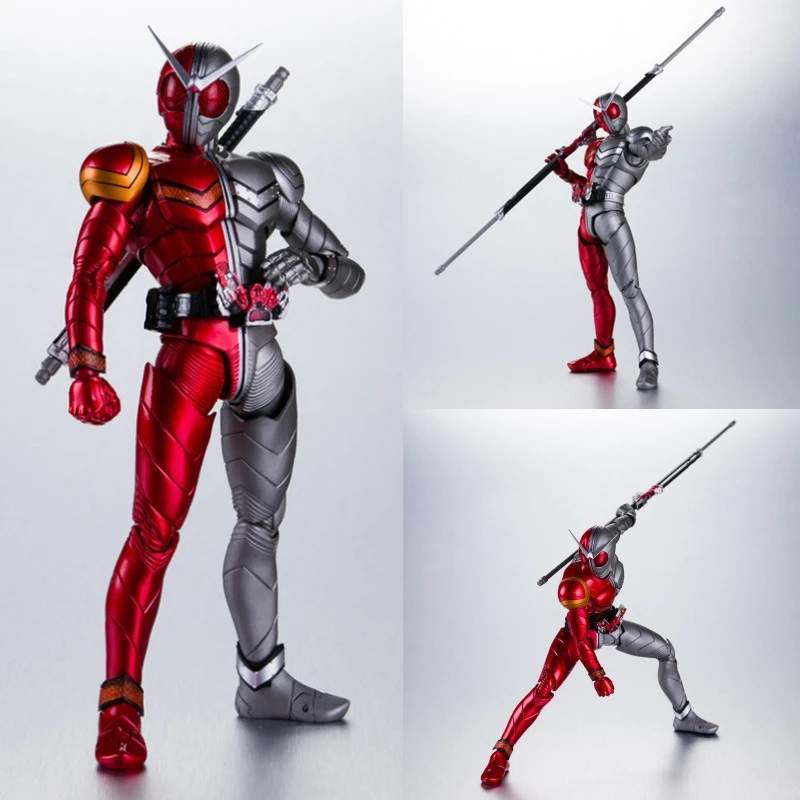 

Аниме Shf маскарадный гонщик Kamen Cross-Z Magma Ver. Bjd ПВХ экшн-фигурка модель Украшение коллекция статуя игрушки куклы Подарки
