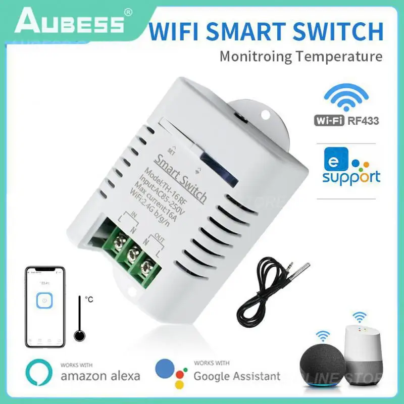 Умный Wi-Fi-термостат TUYA с монитором потребления энергии совместим Alexa мощность 3000
