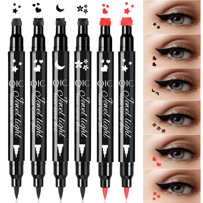 

Подводка для глаз штамп для женщин стойкая жидкая подводка для глаз двухсторонняя штамп для глаз