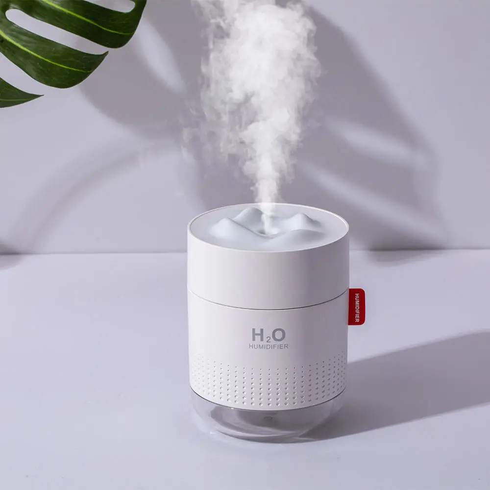 Mini Portable 500m Cool Mist Desktop Personal Air Ultrasonic Diffuser With Romantic Night Lamp