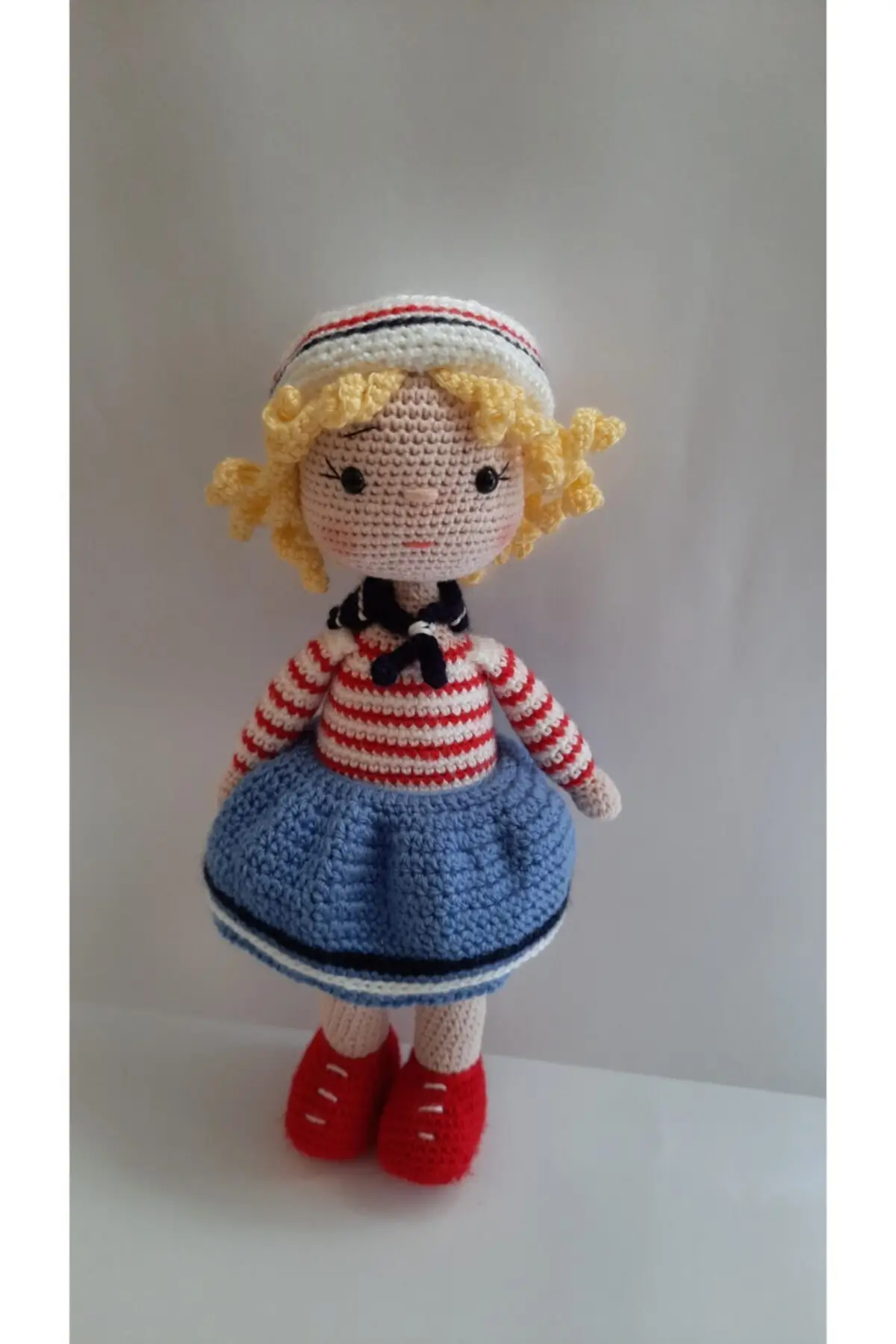 

Amigurumi органические матросские девочки Детские Тканевые игрушки для мамы и детей