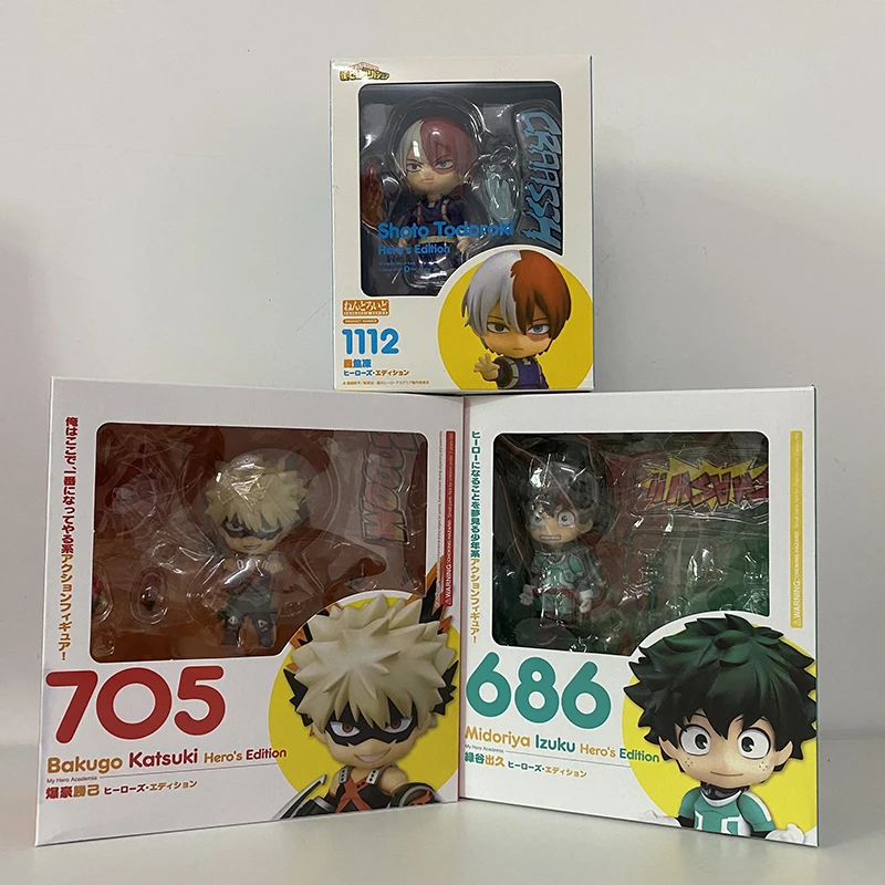 Nendoroid My Hero world шото Тодороки 1112 Bakugou Katsuki 705 Midoriya Izuku 686 Boku моя геройская академия