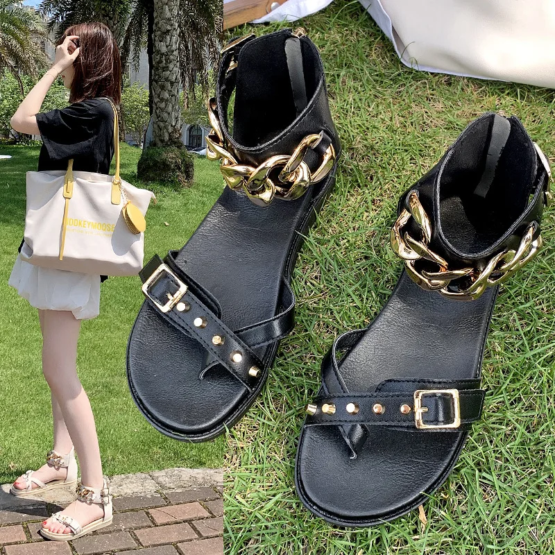 

2022 Summer New Fashion Flat Women's Sandals with Free Shipping Casual Peep Toe Platform Sandals Luxury Designer Ladies Shoes