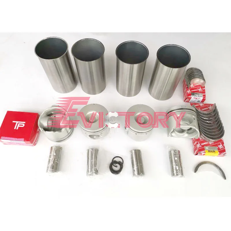 

EV for iSUZU forklift C190 rebuilid kit piston ring liner cylinder gasket bearing valve