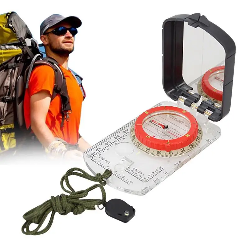 

Compass Survival Navigation Backpacking Compass Survival Portable Navigation Compass With Bias Adjustment Field Base Plate