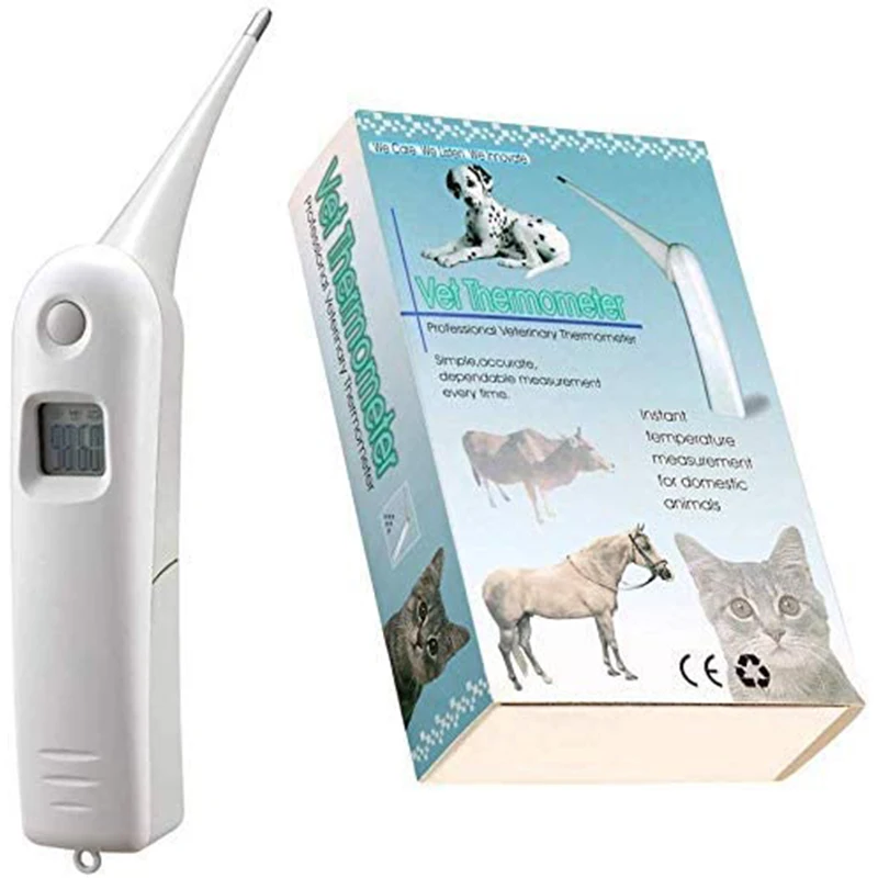 

Pet Thermometer Dog Thermometer Fast Digital Veterinary Thermometer for Dogs Cats Horse Cattle Pigs Birds Sheep Pet Accessories