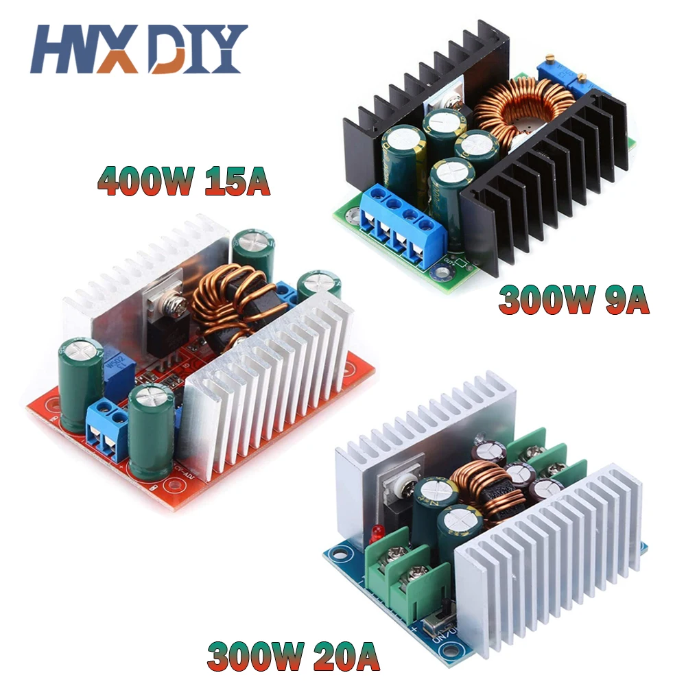 

400W 15A Boost Converter 300W 9A/20A Step Down Buck Converter DC-DC 5-40V To 1.2-35V Power Module XL4016 Step Up Voltage Supply