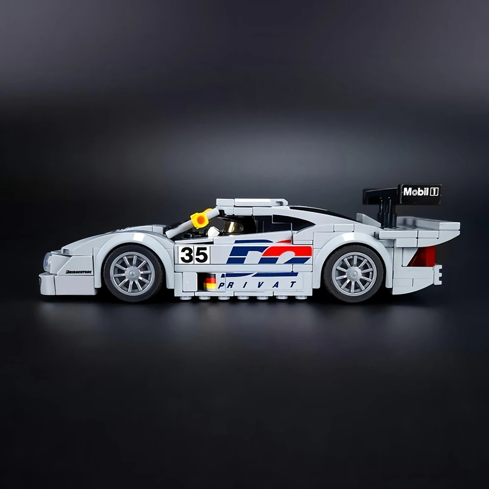 Фото Новая модель MOC Speed ​ ​ Гоночный автомобиль, гонки на выносливость Ле-Ман 1998 года, № 35 моделей конструкторов для сборки автомобилей, игрушка для самостоятельной сборки, коллекционный подарок для взрослых №2
