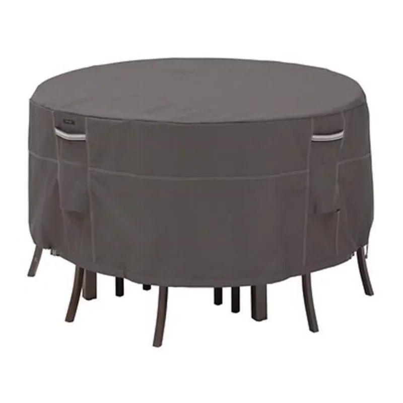 

Ravenna Water-Resistant 60 Inch Round Patio Table & Chair Set Cover