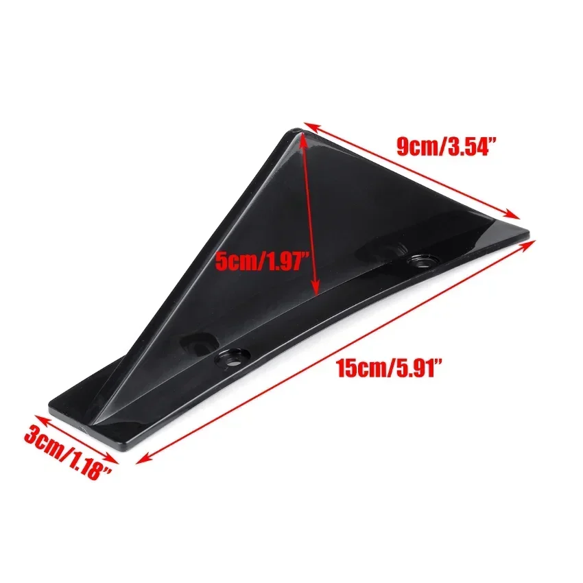 4 шт./компл. изогнутый универсальный для Ford Mustang GT диффузор заднего бампера ласты