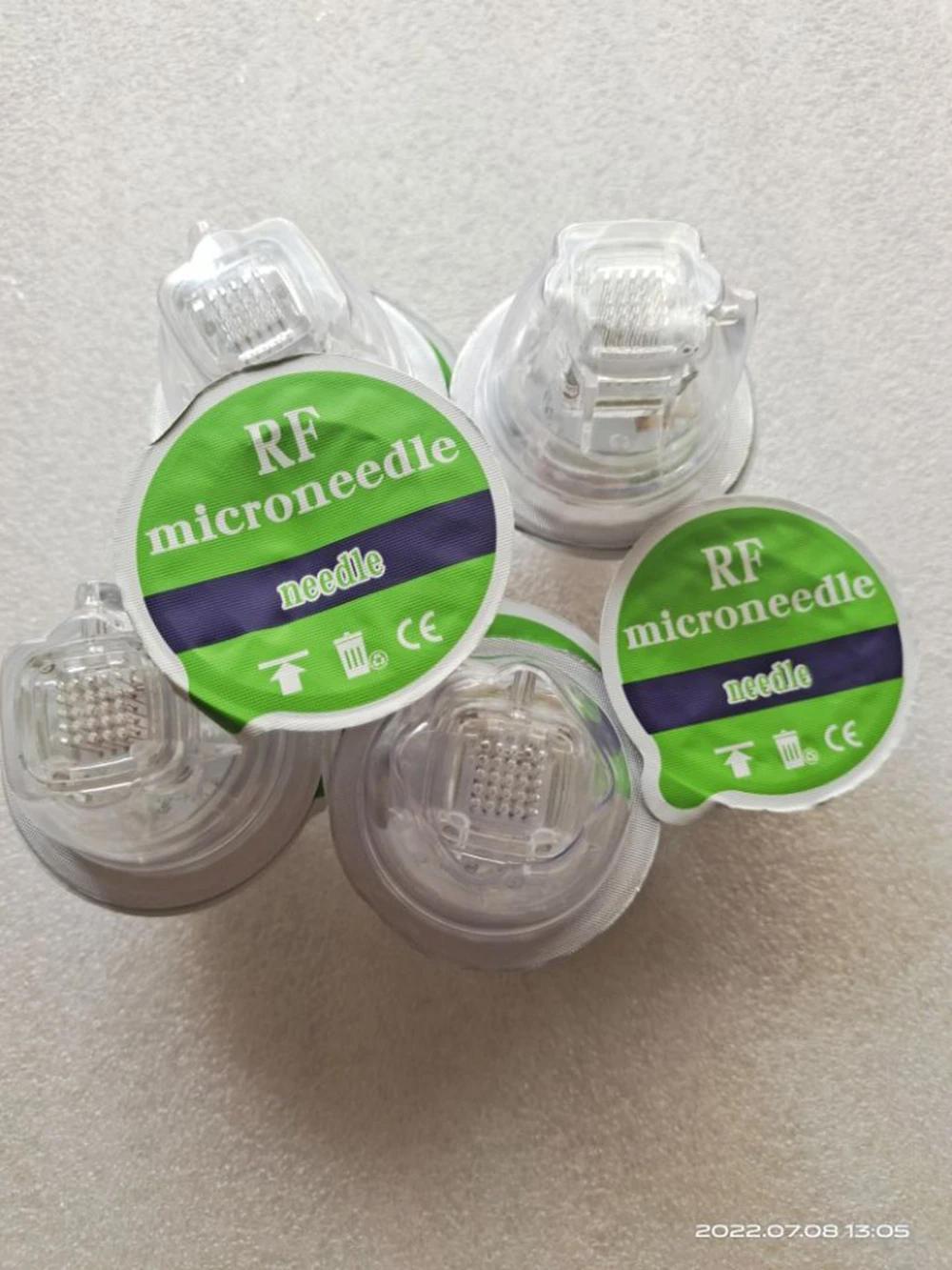 

Зеленые одноразовые изолированные микроиглы, радиочастотные иглы, 10/контактов, нанонаконечники, фракционный радиочастотный микроигл для к...