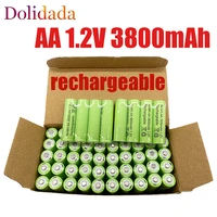 aa battery 100 original 1 2 v aa battery 3800 mah ni mh battery can be used for led mp3 lamp microphone toy ca