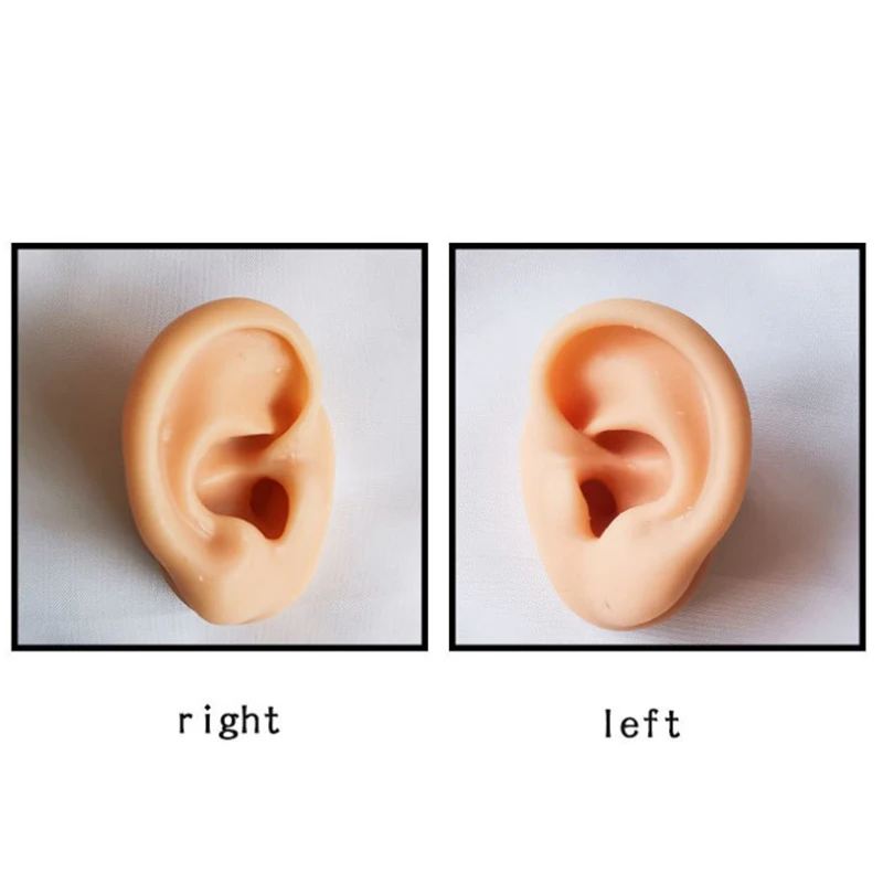 

Силиконовая модель уха Sdotter, тренировочные инструменты для пирсинга, инструмент для отображения серьги-гвоздиков, ювелирные изделия для тела