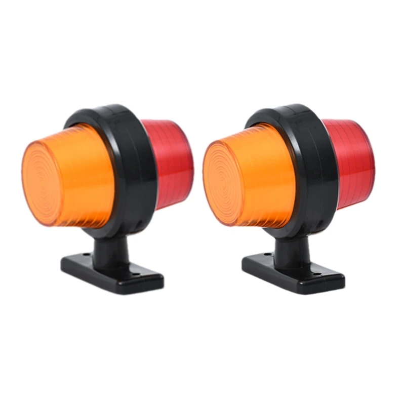 

1 пара, боковые габаритные огни для грузовика, 24 В, 12 В, габаритные огни для прицепа, габаритные огни, задний фонарь в сборе для грузовика Volvo, Scania