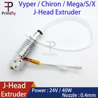 anycubic vyper megasx chiron hotend 40w extruder heat block 3d printer parts 0 4mm hot end extrusion kit