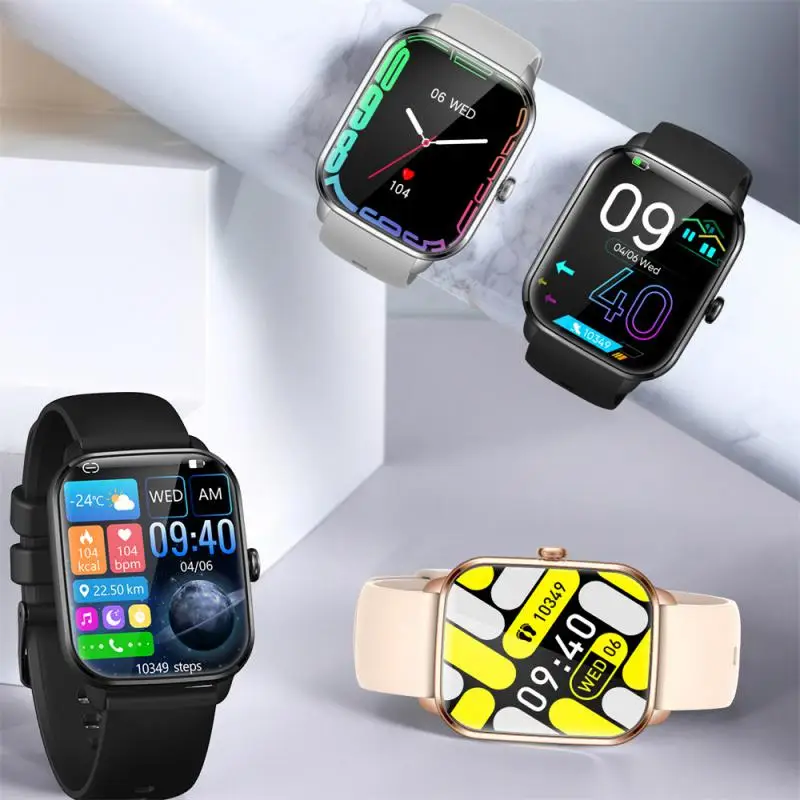 

Smart Watch Men 1.9'' Full Touch Screen Call Heart Rate Sleep Monitor Blood Oxygen Sport Watches For Men Women