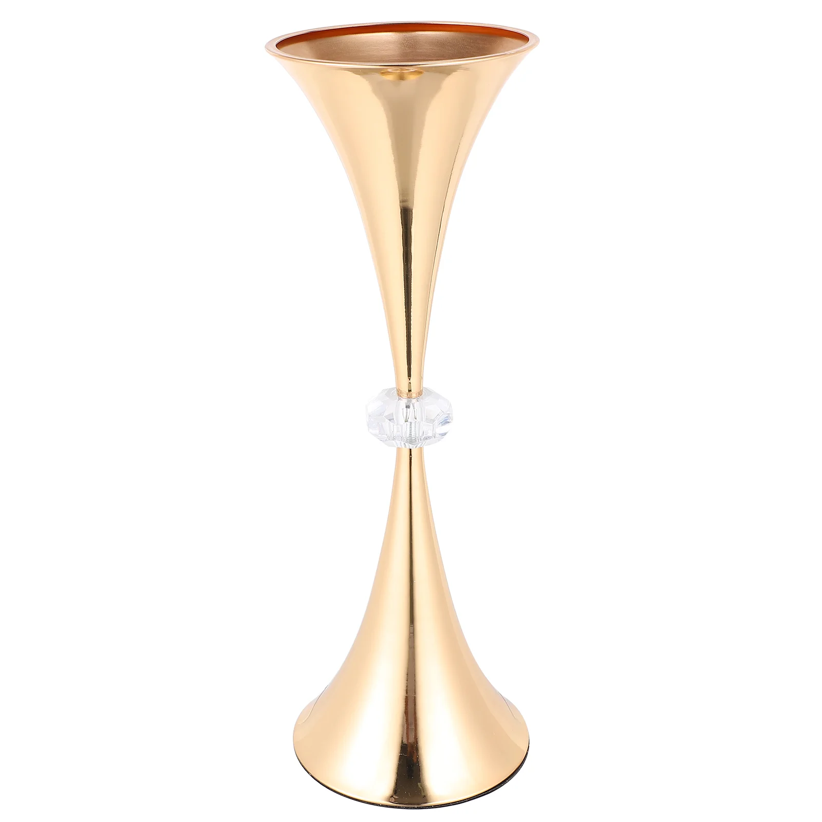 

Vase Flower Gold Wedding Floral Iron Stand Holder Metal Color Desktop Rack Rose Delicate Road Tall Aluminum Tabletop Reception