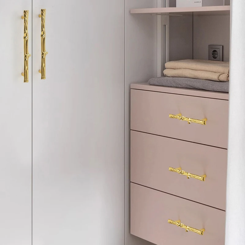 Ручка для мебели в виде ветки дерева креативная кухонная фурнитура ручки шкафов