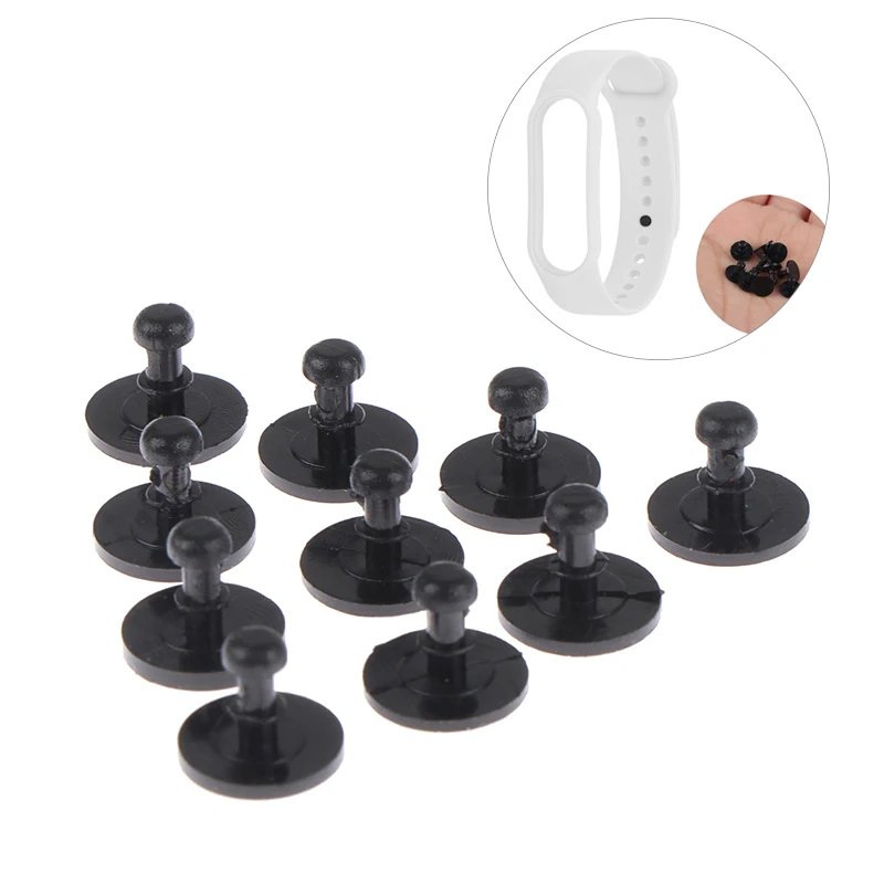 

10Pcs Buckle for Xiaomi Mi Band 6 5 4 3 Replacement Strap Wristband Buttons