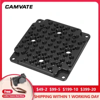 camvate aluminum camera cheese mounting plate multipurpose compatible with standard 75mm vesa mount for camera monitor cage