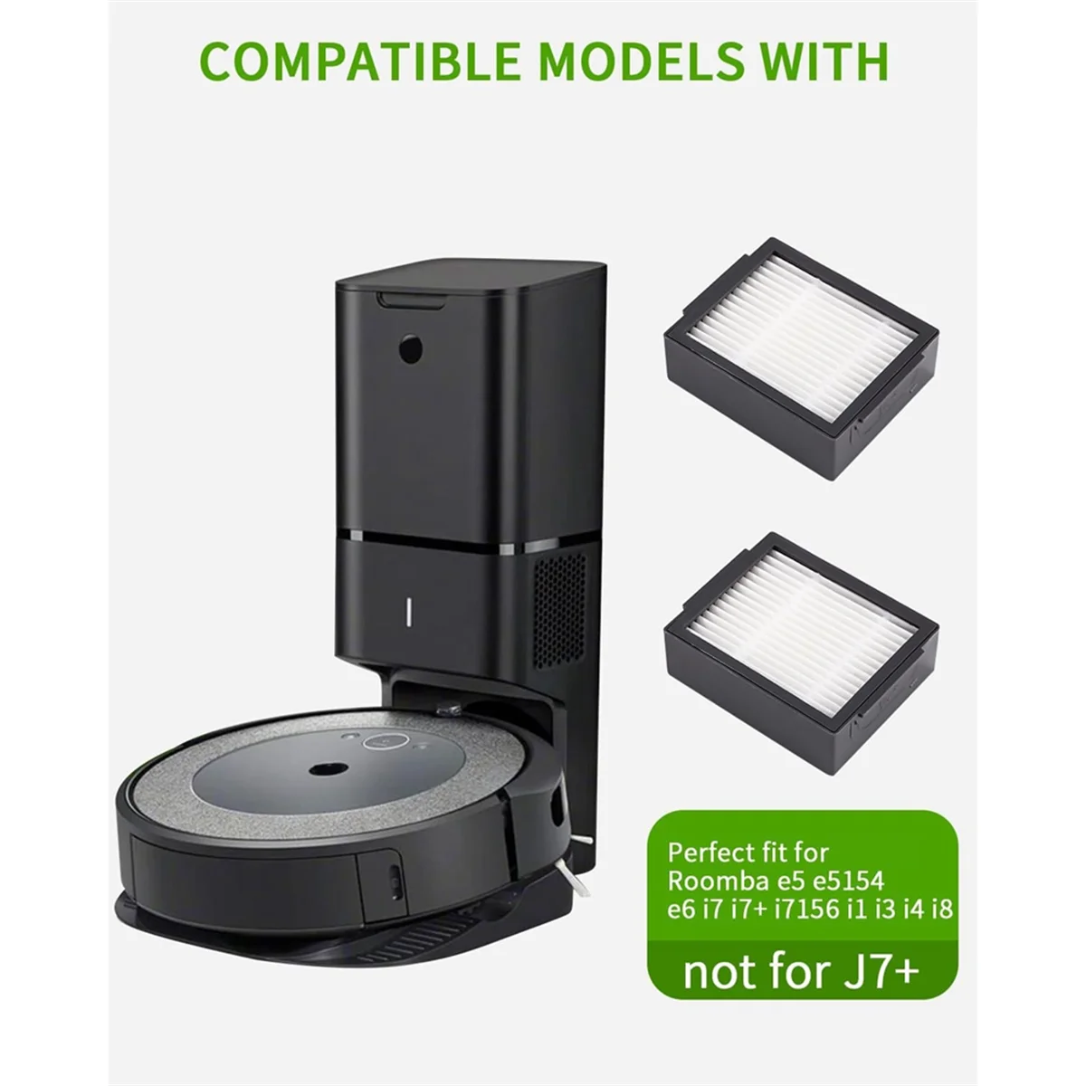 Сменные HEPA-фильтры для IRobot Roomba E5 E5154 E6 I7 + I7156 I1 I3 I4 I8 фильтры пылесоса