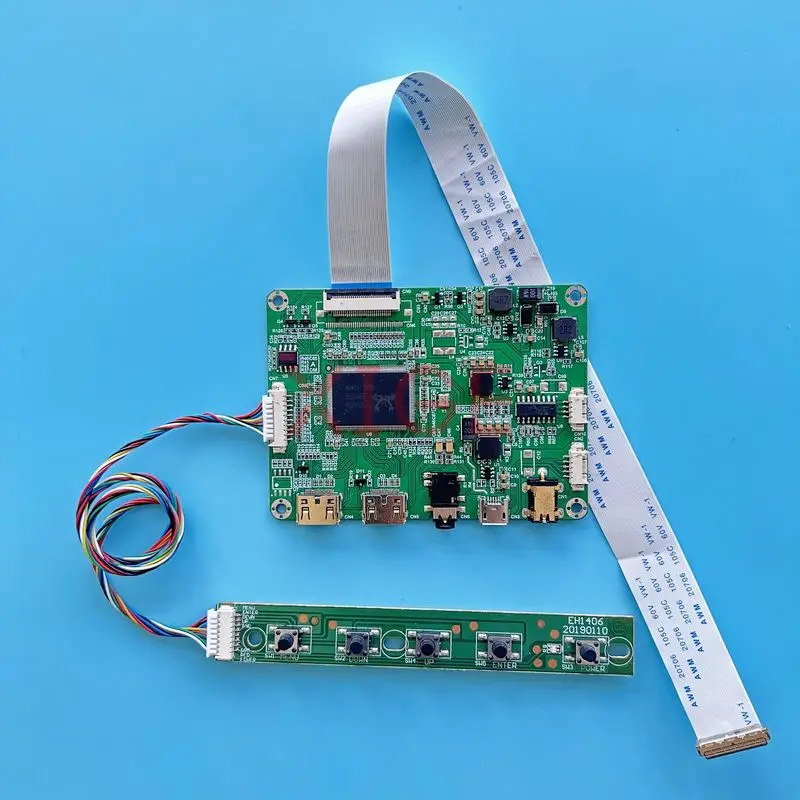 

Controller Driver Board Fit B173RTN01 B173RTN02 EDP 30-Pin 17.3" Mini HDMI-Compatible 1600*900 Micro USB Laptop Display DIY Kit