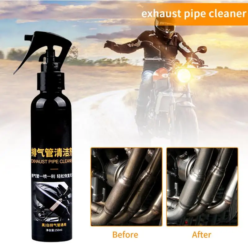 

Motorcycle Exhaust Pipe Cleaner Automotive Rust Remover Agent Portable Metal Pipe Derusting Spray For Motor Exhaust Pipe