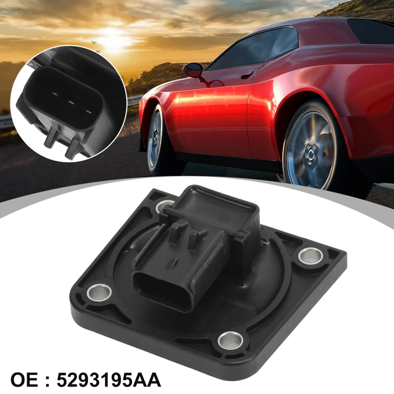 

5293195AA Car Engine Crankshaft Position Sensor Black For Chrysler