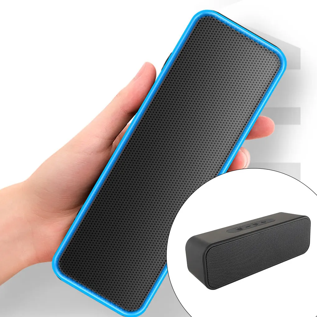 

Беспроводной динамик Универсальный Bluetooth-совместимый звуковой сабвуфер синий