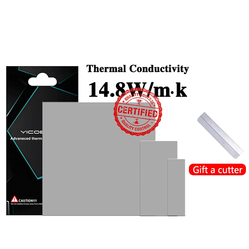 Теплопроводящая термопрокладка 14 8 Вт/мК для компьютера ноутбука графического