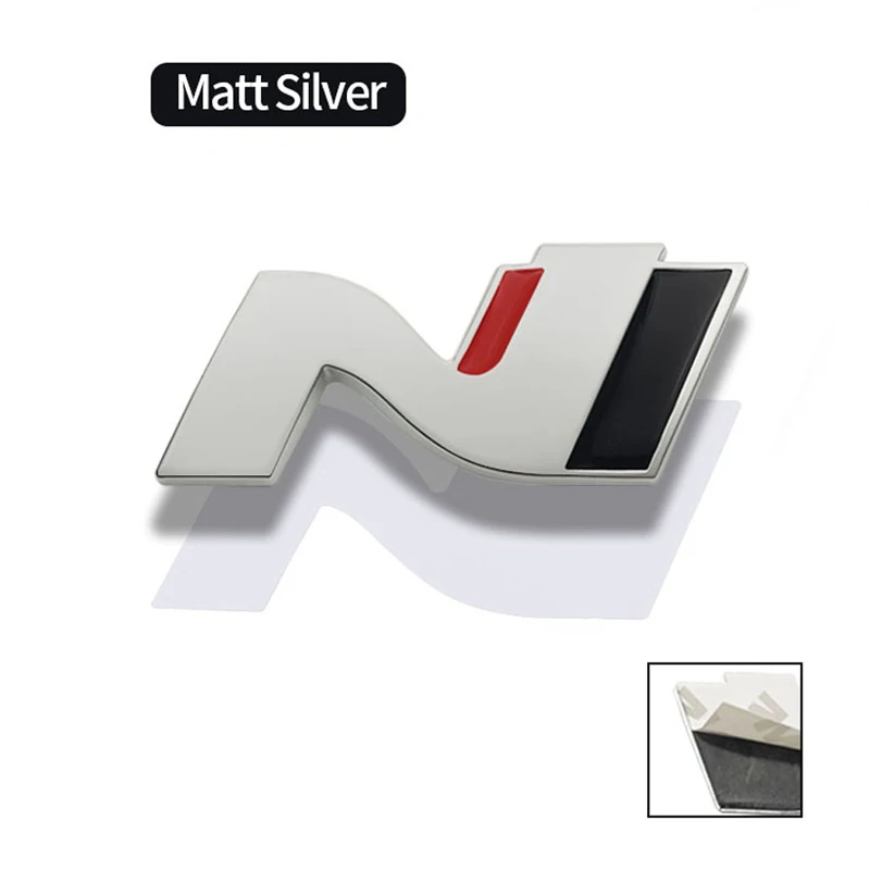 3D металлическая эмблема N, наклейка на решетку, наклейка для Hyundai N LINE i30 i20 Sonata Accent Tucson Elantra IX35 Coolpad Azera Getz
