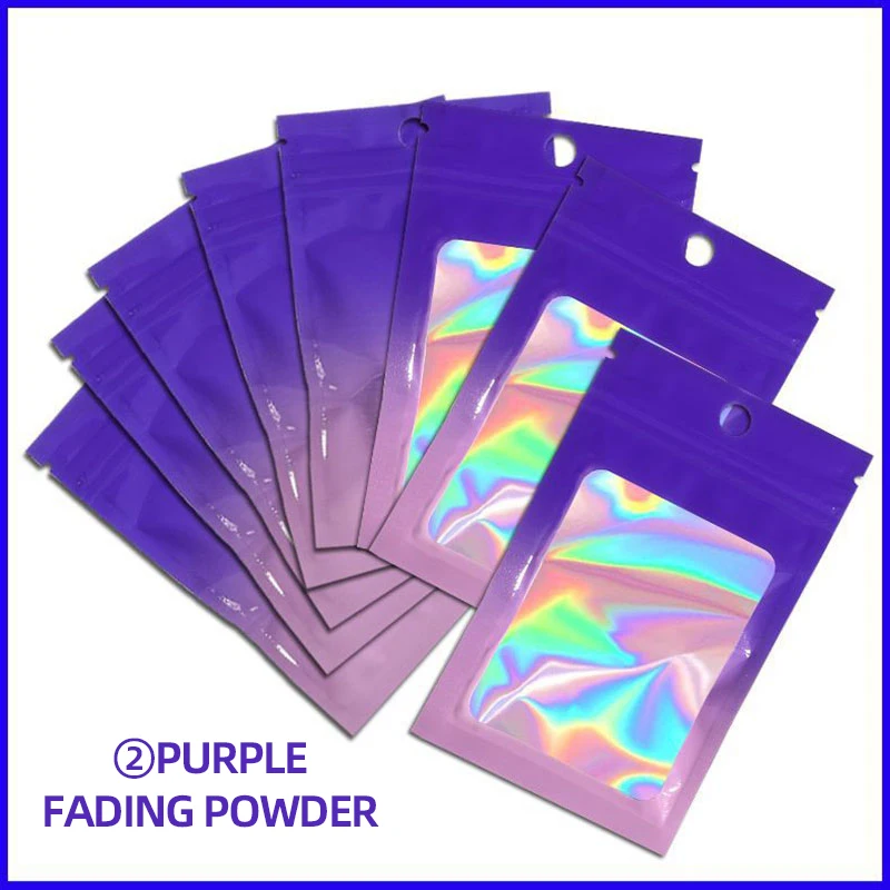 50 шт. голографические пакеты для хранения носков и нижнего белья |