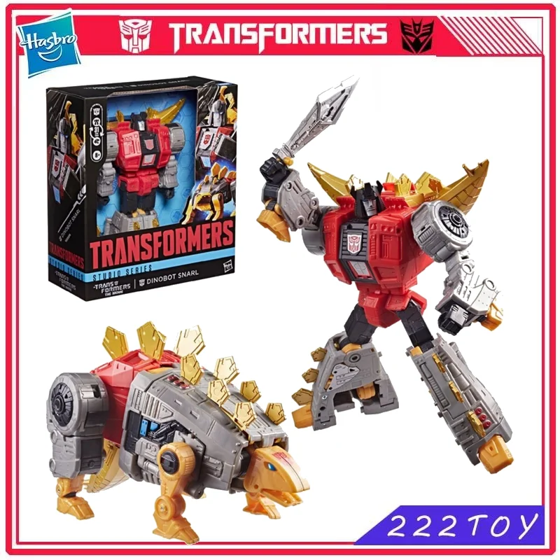 Фото Новые фигурки Hasbro Transformers Studio Series SS-86 Leader Class Dinobot Snarl, аниме-модели, роботы-игрушки, коллекционные подарки. №2