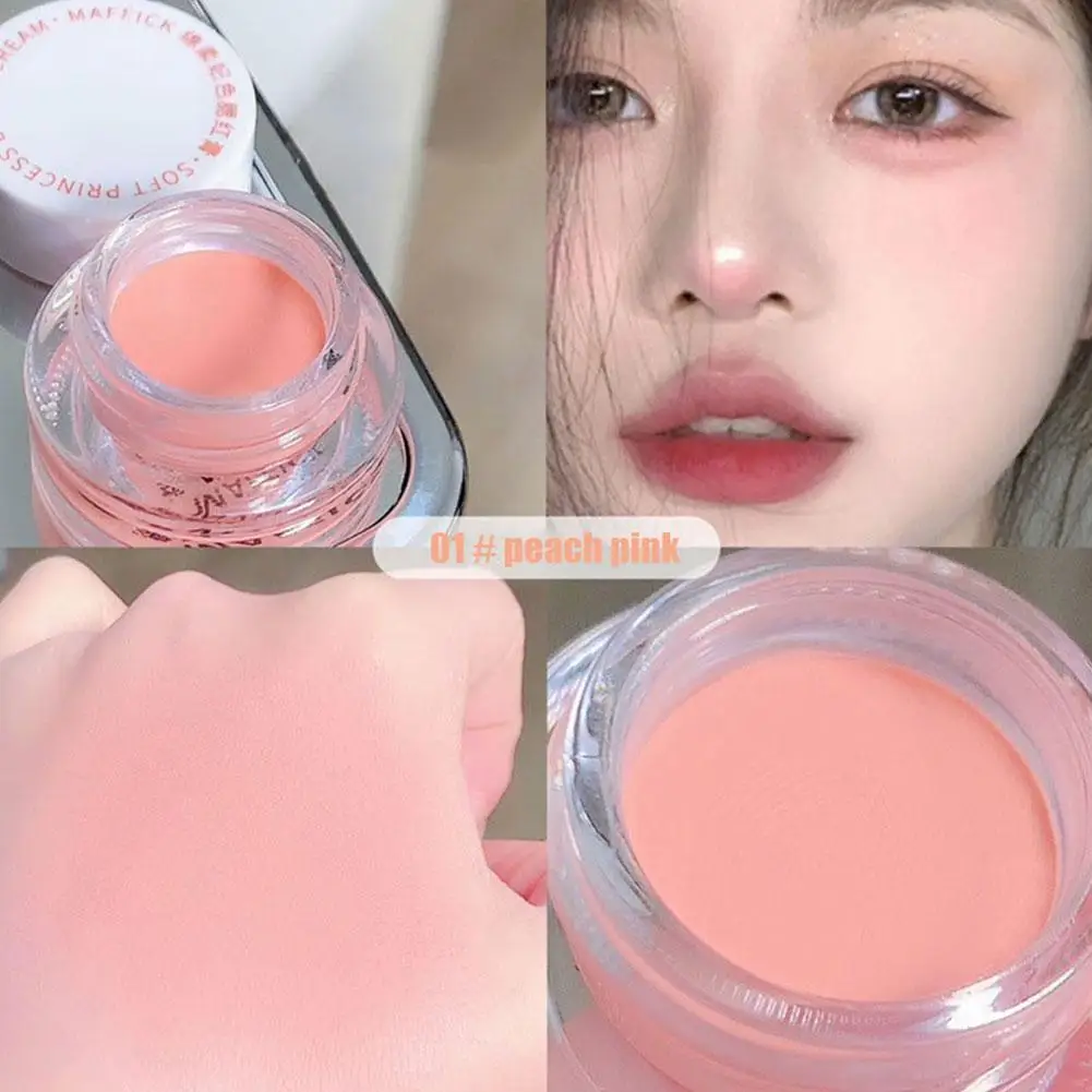 

Multifunctional Blush Cream Blush Palette Waterproof Long-lasting Easy To Color Cheek Contour Make-up Women Face Beauty Cosmetic