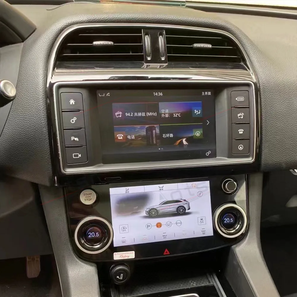 Для Jaguar F-PACE 2016 2017 2018 2019 2020 кондиционер автомобильный мультимедийный Android Carplay