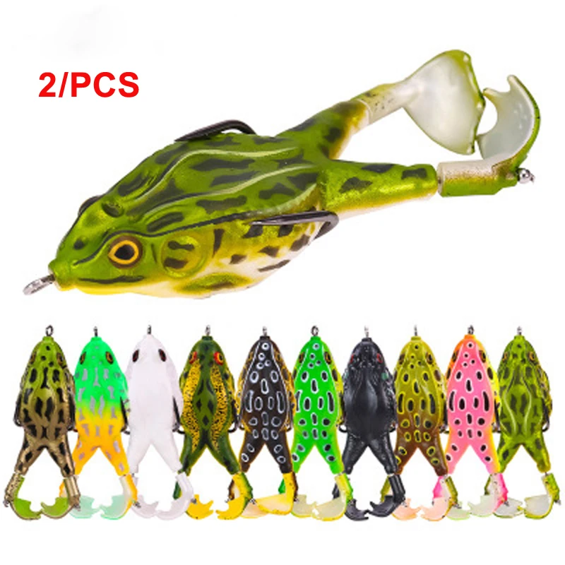 

2 шт., рыболовные приманки, 6 цветов, горячая Распродажа