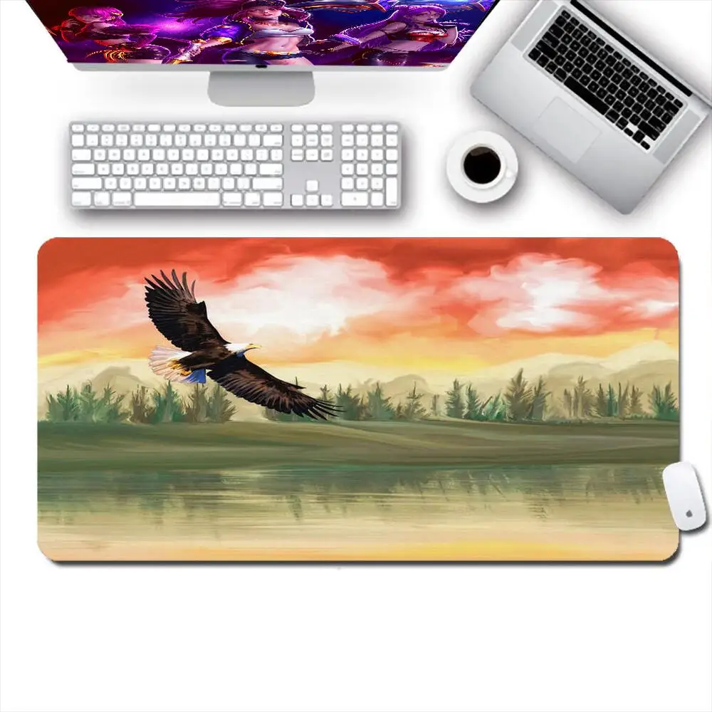

Большой коврик для мыши Flying Eagle, игровые аксессуары для ПК, геймеров, офиса, XXL, коврик для компьютерного стола, ноутбука, Varmilo, клавиатура, резиновый коврик для мыши