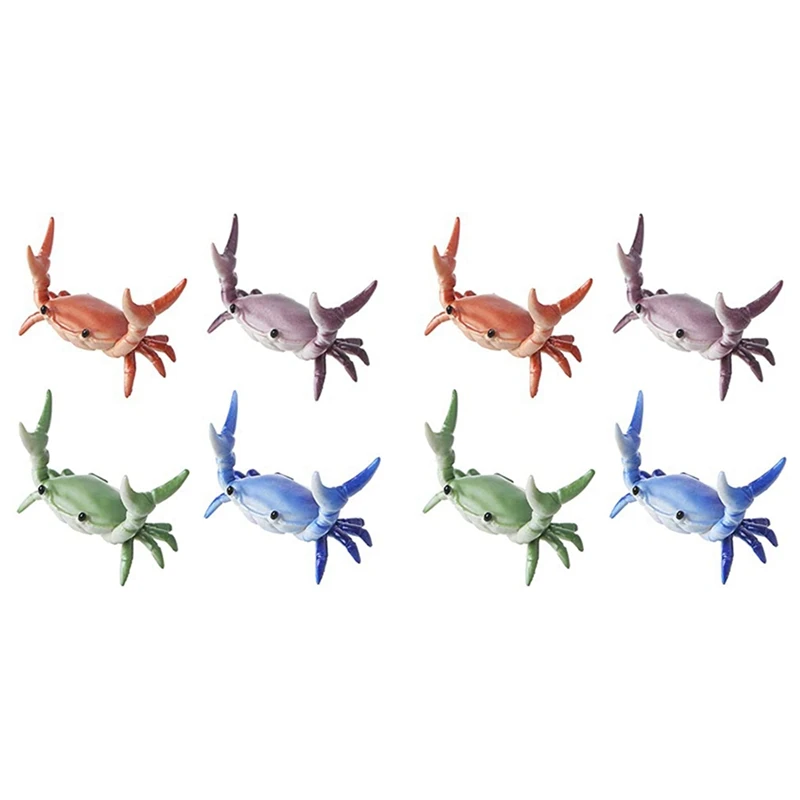 

8X Japanese Creative Cute Crab Pen Holder Weightlifting Crabs Penholder Bracket Storage Rack Gift Stationery B