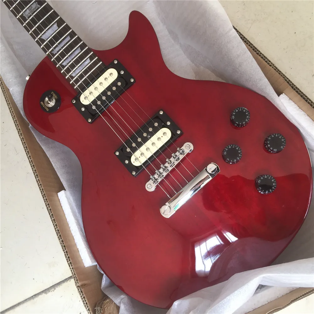

Электрическая гитара Red Tiger Flame, стандартная гитара, фингерборд из палисандра, музыкальные инструменты, гитара