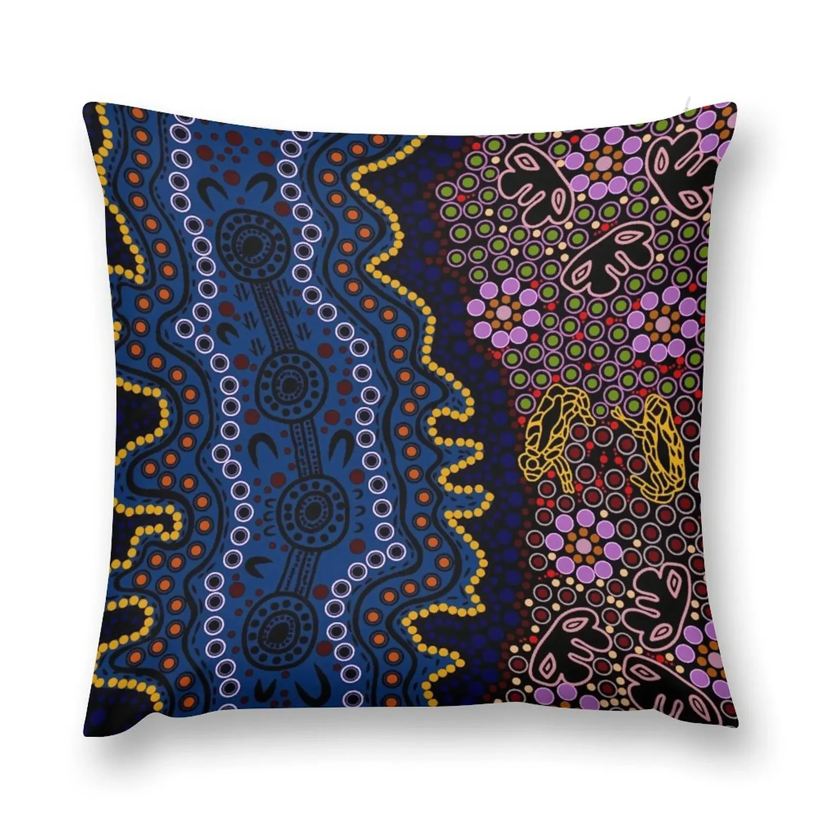Yilaura - Indyamarra в старый лагерь земли по стране декоративная подушка предметы