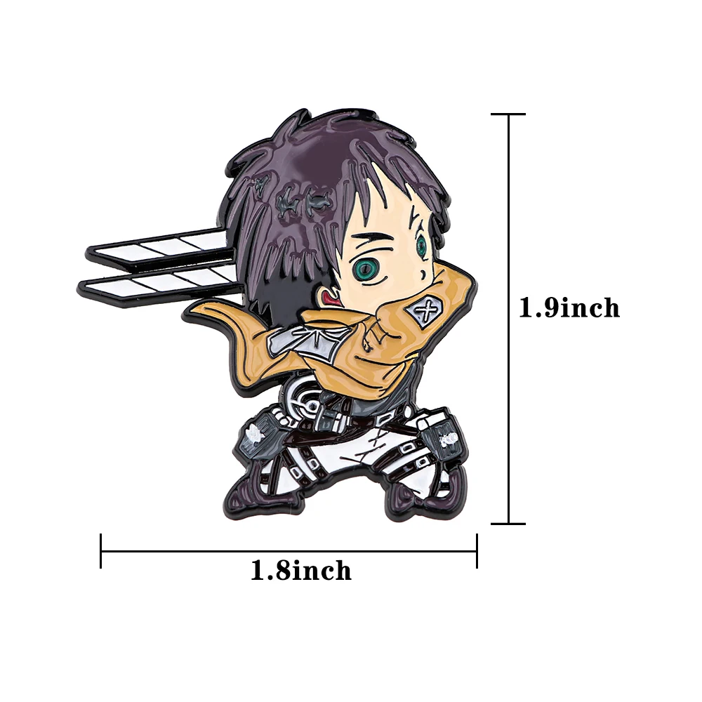 Броши на одежду заколки лацкан значки рюкзаке манга эмалированная заколка милые
