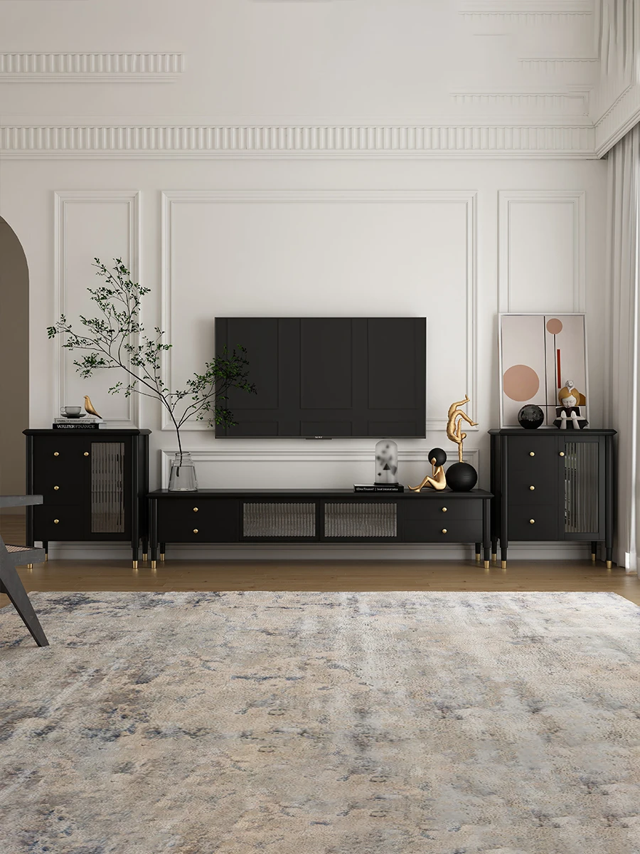 Скандинавский ретро-шкаф Changhong со стеклянной планкой