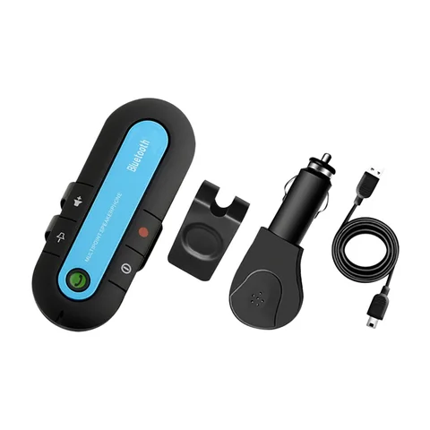 Беспроводной автомобильный комплект громкой связи Bluetooth 4,1 солнцезащитный козырек Bluetooth динамик телефон MP3 музыкальный плеер автомобильное зарядное устройство
