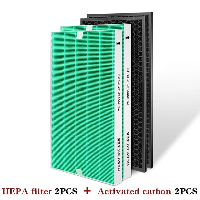 

Air purifier filter element filter HEPA and Activated Carbon Filter for Coway AP-3008FH